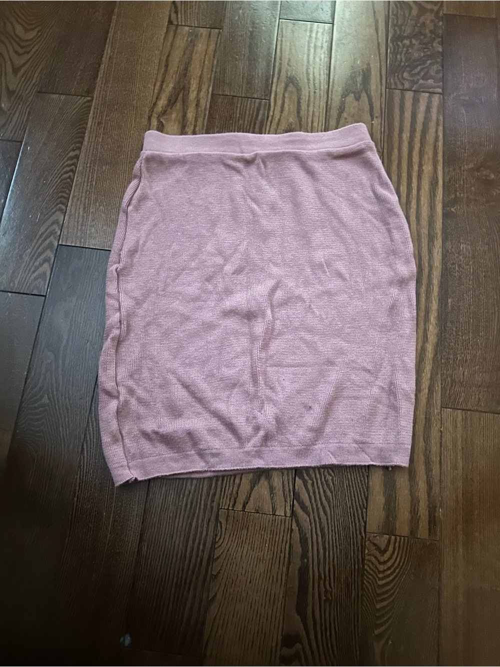 Affordable Fashion Finds Blush Pink Knit Pencil Skirt